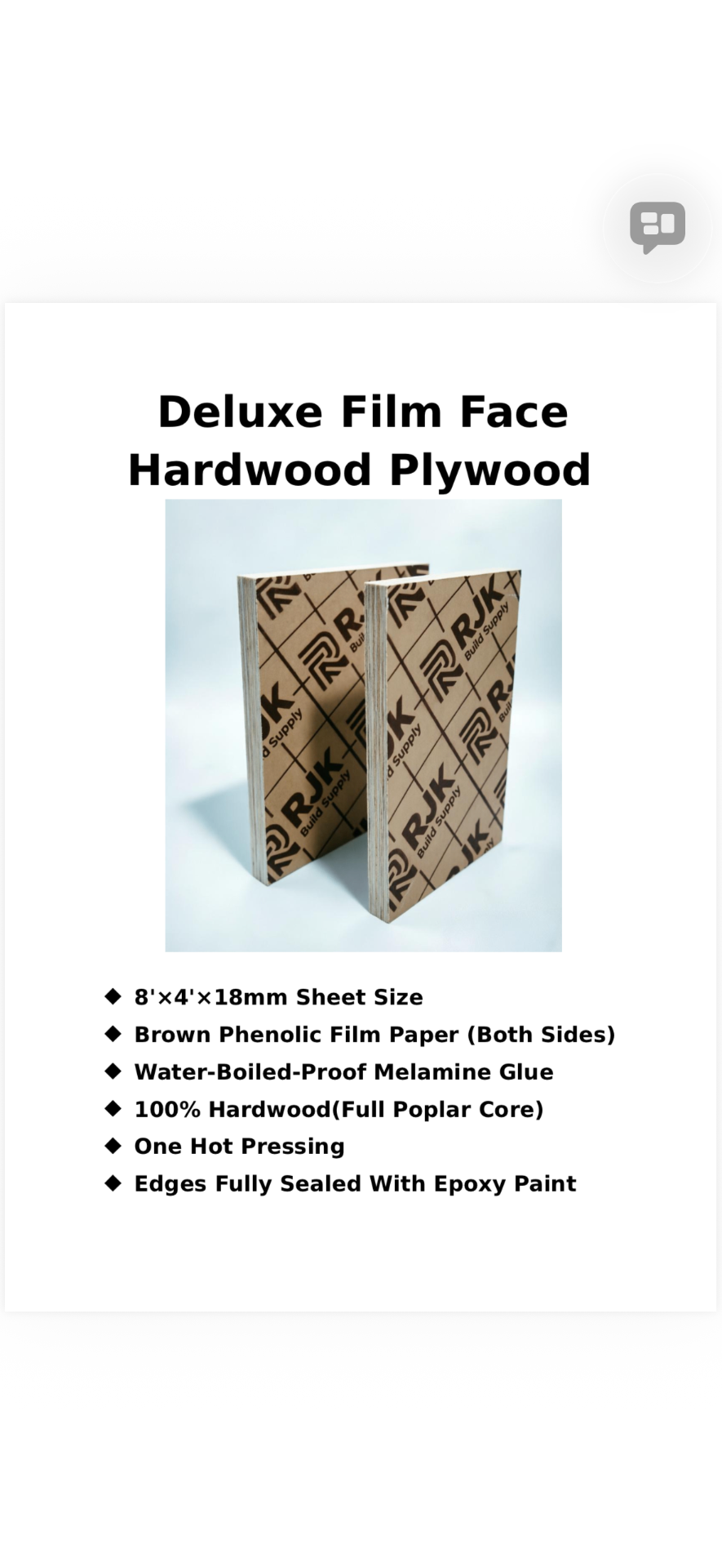 Deluxe Film Face Form Ply